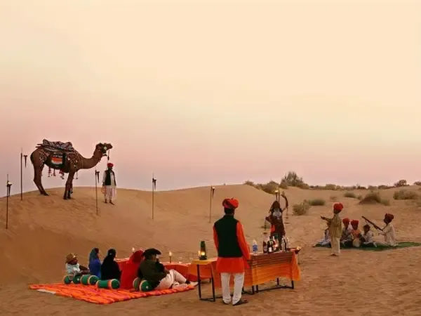 Desert Dream Safari — camel safari in the Thar Desert near Jaisalmer